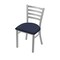 Holland Bar Stool Co 400 Jackie 18" Chair with Anodized Nickel Finish and Graph Anchor Seat 40018AN014 - alternate 1